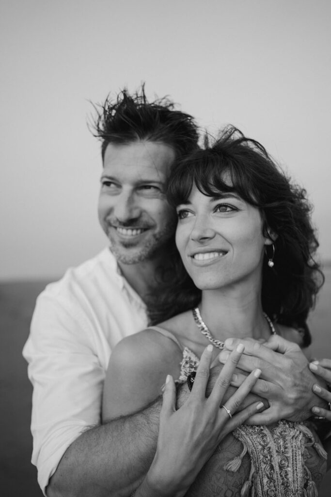 Séance photo engagement à la plage - Belgique